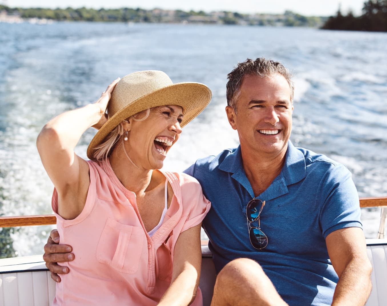 couple on boat